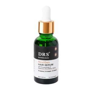 DRS Next Gen Serum | Rosemary, Rice Water & Biotin for Growth, Strength & Shine | Reduces Hair Fall, Nourishes Scalp, Non-Greasy Formula | 30ml for Men & Women | Hair Care
