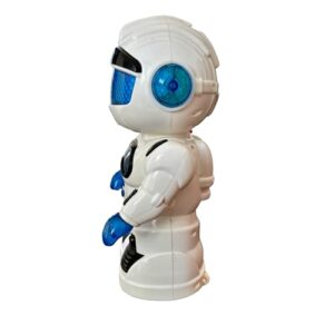 SHAPZE Boogie Buddy Robot Toy | Colorful Lights and Music | All Direction Movement | Dancing Robot Toys for Kids | (Blue)