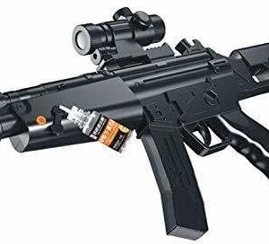 Mallexo Light and Music Sound Gun Toys for Kids | Electric Machine Gun Toy with Flashing Laser Lights & Music Sound Effect | AK 47b Assault Rifle Army Police Gun Set for 3+ Years Old Kids