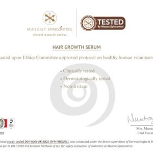 White wolf Hair Growth Serum With 3% Redensyl, 4% Anagain, 3% Baicapil, 1% Capilia longa & Rosemary Controls Hair Fall, Stimulates Hair Growth, Increases Hair Density For Men | 30 ml