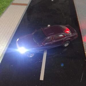 10pcs Painted Model Car Set Sand Table Accs Parking Scenery Layout 1:75