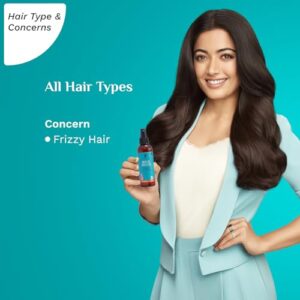 Pilgrim Argan Oil Hair Serum For Dry Frizzy Hair, Hair Smoothing, Smoothing & Control Of Frizzy/Dry Hair, Instant Shine, Smoothness & Soft Hair, Anti Frizz For Unisex, 100 Ml, Pack of 1