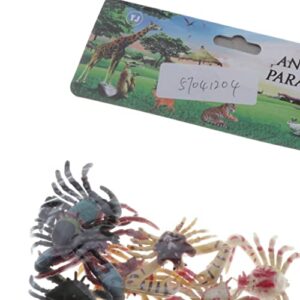 Plastic Insect Animal Model Figures Simulation Toys Crab 8pcs