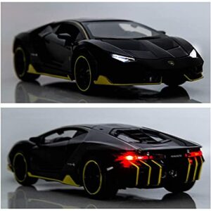 Lamborghini Alloy Toy Car Model Diecasts Metal Toy with Sound/Light/Pull-Back Off-Road Vehicles Car Model Collection Kids Toys Gift Multicolor Pack of 1 (1:32 Centenario LP770)