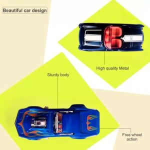 Branded Real Die Cast Metal Car For Kids 3+ Yrs Unbrekable Mini Superhero Alloy Diecast Model Cars Toy For Kids Birthday Gifts Set Small Vehicles Avengers For Kids (M9662_4Pcs)-Multicolor