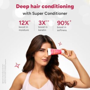 Arata Super Box | Hair Care Gift Set with Super Shampoo 150ml, Conditioner 50ml & Serum 30ml | For Dry, Damaged Hair | 4X Softer & Shinier Hair | Prevents Damage, Reduces Frizz, Deep Hydration