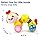 BABYFUNY Press & Go Crawling Baby Toys for 1 Year Old Boys and Girls with Music & Lights, Infant Musical Toddler Tummy Time Toy 6-12 12-18 Months, Light Up for Babies, Easter Basket Stuffers Gift