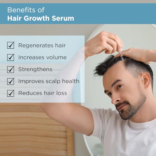 The Man Company Hair Growth Serum for Men (30ml) with 3% Redensyl, 4% Anagain, 3% Biacapil | Stimulates Hair Growth | Prevents Hair Fall | Improves Hair Strength