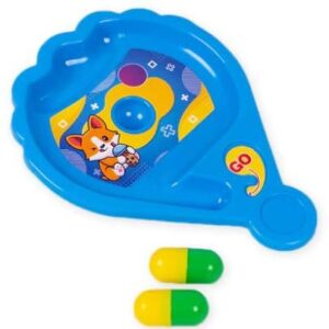 Laxmi Collection 1 PCS Magic Jumping Bean Capsule Fumble Tumble Fun Toy Birthday Return Gift for Kids Boys Girls in Bulk Multi-Color (Pack of 1)