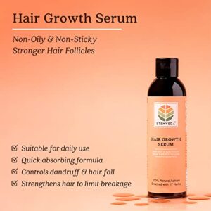 Aloe Vera Hair Nourisher 200 ml and Hair Growth Serum 200 ml (Combo Pack of 2, Net Qty. 400 ml) | Non-Oily, Non-Sticky Serum for Healthier, Softer and Stronger Hair
