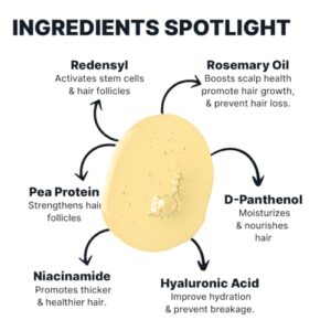 ALL MAN Beard Boost Growth Serum for Faster Beard Growth & Reduce Hair Fall, with Redensyl, Rosemary Oil, & Pea Protein | 30 ml