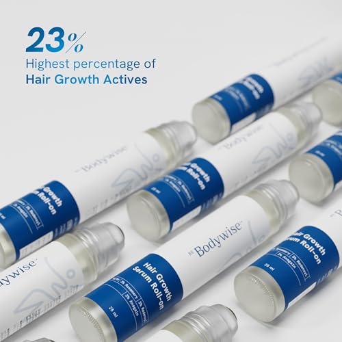 Be Bodywise Rosemary Hair Growth Serum (Roll On) | 3% Redensyl & 2% Anagain | Hair fall control serum for Women & Men | Promotes Hair Growth & Stimulates Hair Follicles | For All Hair Types | 25ml