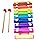 Little Monkey Wooden Xylophone Musical Toy with 8 Note, Multicolour, 3+, 1 Xylophone, 2 Sticks