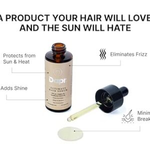 Dapr. Ultimate Hair Serum (50 ml)|Frizz free hair| Strengthens hair| |With SPF 30 & Argan Oil|
