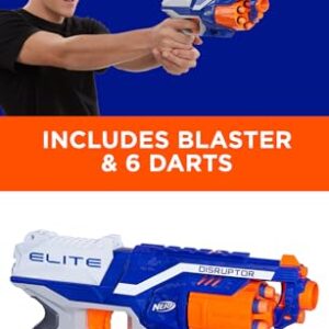 Disruptor Elite Toy Blaster,6-Dart Rotating Drum with Darts, Toys for Kids Teens&Adults, Outdoor Toy for Boys, Birthday Gift for Kids Ages 8+