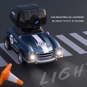 2.4g Mini Remote Control Car Toy for Kids Light with Camera Children's Fun Racing Vehicle Phone APP Controlled Camera Car with LED Light, USB Charging, Gift Toy for Boys and Girls