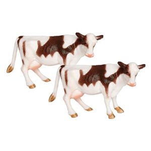 Animal Model Toy Accessories Action Figurines for Children Collectors Kids Dutch Cow
