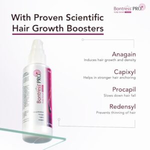 Bontress PRO+ Scalp Serum Fortified with Redensyl, Anagain, Capixyl,Procapil | Hair Serum for Hair Growth & Hair Fall 60ml