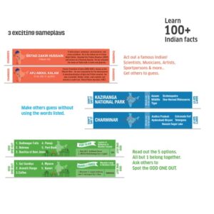 Smart Sticks Discover India, Kids Games Age 7+ Years, India Map Puzzle, Fun Educational Toys, Family Card Game, Birthday Gifts for Boys & Girls Ages 8, 9, 10, 11, 12, 13