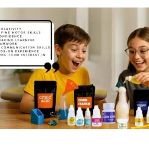 Mighty Junior's My First Science Experiment Kit for Kids 6-8-10-12-14 Years I 50+ Amazing Science Experiments | Birthday Gift for Boys & Girls | Educational Toy for Kids 6-14 Years Old