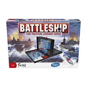 Hasbro Gaming Mastermind The Classic Code Cracking Game for Ages 8 and Up, Multicolor + Gaming Battleship Board Game Classic Strategy Game for Kids Ages 7 and Up, for 2 Players - (Set of 2 Toys)