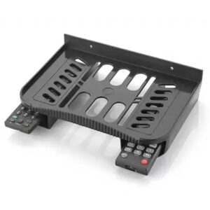 OFIXO Set top Box | WiFi Router Holder Wooden Wall Shelves | Stand Wall Mount Plastic Unbrackable Set Top Box Stand Wall Mount Shelf, DVD DTH Wall Holder, Wi-Fi Router, Wall Shelf (Pack of 1)