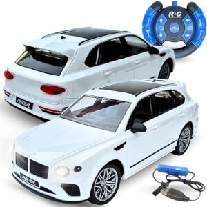 Remote Control Bentley Bentayga Rechargeable Rc Car Toys for Kids 1:12 High Speed Racing Remote Toy for Kids