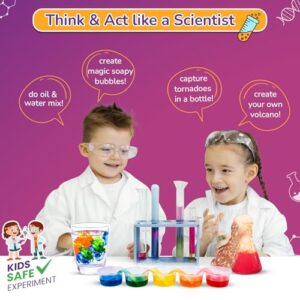 Mega Science Kit 150+ Science Experiment Kit for Kids 6 to 14 Years Old | Birthday Gifts for Boys & Girls | STEM Educational Toy for Kids 6,7,8,9,10,11,12,13,14 Years Old Kids