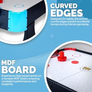 Tygatec Large-Size Electric Air Hockey Table - 28-Inch MDF Board with Durable Motor | Arcade Game with Quiet Motor for Boys & Girls | Perfect Indoor Fun Gift for Kids Ages 3+ | Arcade Fun at Home |