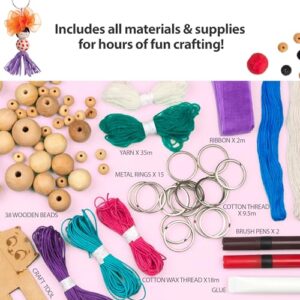 Chalk and Chuckles Keychain Dolls ? Art and Craft Kit for Girls 9?12, Make 15 DIY Keychains, Creative Activity Toy, Gift for Kids Ages 8+, Teens, Adults, Perfect for Birthdays