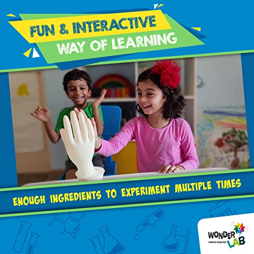 WonderLab DIY Science or Magic Kit ? Fun Chemistry STEM Toy for Kids (Ages 5-10), Educational Learning Set, Birthday & Return Gift for Boys & Girls