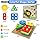 Toyshine Wooden Building Blocks Shapes Square Column Blocks Sorting & Stacking Toys for Kids Toddlers for 1 2 3 Year Old -Multi Color,1 Piece