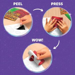 Foil Fun - Girl Power, 20+ DIY Foil Art Magnets, Mess-Free Craft Kit, 60+ Foam Stickers, Creative Activity for Girls, Kids, Tweens, Teens (Ages 7-13), Gifts, Travel, Party Favour