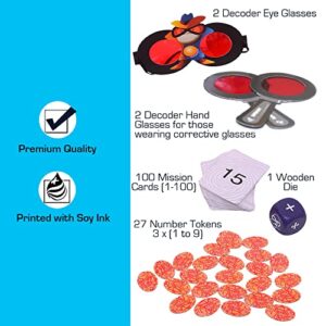 Chalk and Chuckles Super Math Spy Board Game for Kids Age 8-12, Educational Brain Games for Kids 10+ Years, Gift for Boys, Girls 9, 10, 11 Years, STEM Toys