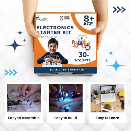 30+ DIY Electronics Project Kit (ESP2V4) | Science kit | STEM Project Kit | Science Experiment Kit with Free Video Course | Age Group 8-18 yrs | Birthday Gift for Boys & Girls