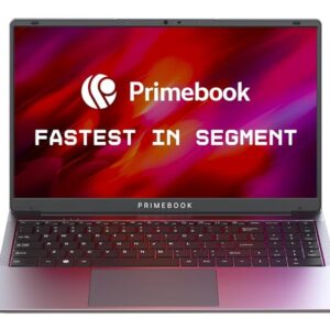 Primebook 2 Max 2025 (New Launch) | 8GB RAM, 256GB UFS Storage | 15.6-Inch Full HD IPS Display | 12hrs Battery | MediaTek Helio G99 | Android 15 (PrimeOS 3.0) | Backlit Keyboard | in-Built AI | Gray