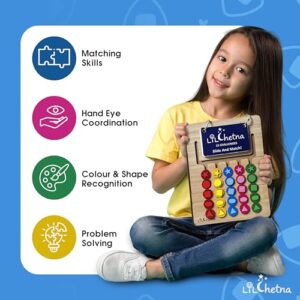 Color & Shape Coder Puzzle Toy for Kids Ages 4?12 | 15 Challenge Cards, 5 Columns & Colored Shapes | Logical Thinking & Color Matching Brain Game | Travel-Friendly Educational Gift