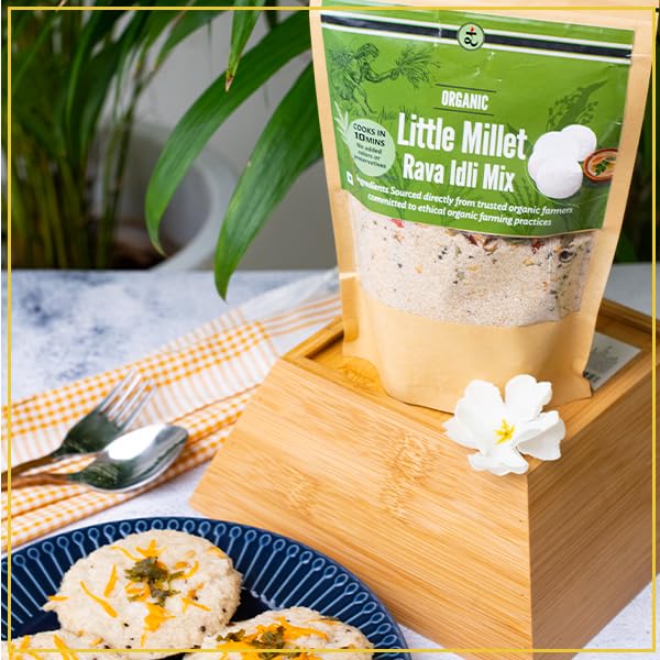 Rootz Organics Little Millet Rava Idli Mix (250gram)