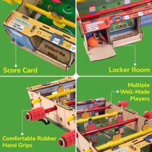 Smartivity DIY Foosball Table for Kids Ages 6-7-8-9-10-11-12 Years I Indoor Scoccer Game | Birthday Gifts for Boys & Girls | STEM Science Toy for Kids Age 6-12 Years Old