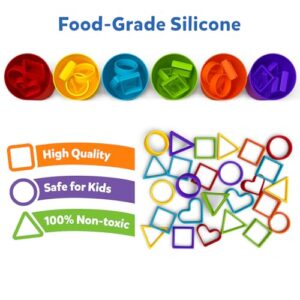 Skillmatics Silicone Rainbow Sorting Board Game - Learning & Educational Toy, Sorting, Counting & Sequencing Skills, Gift for Toddlers & Preschoolers Ages 3, 4, 5, 6