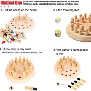 Memory Chess Game, Memory Game for Kids, Board Games Toys for Boys and Girls Fun Adults at Home Games for Boys 7-14 Years funzone Puzzle Game for Kid 7 to 10 Years