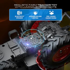Mahindra OJA RC Tractor Toy for Kids | Remote Controlled ATV Truck | Type-C USB Rechargeable | in-Built Bluetooth Speakers | Orignally Licensed Model Vehicle | Gift for Boys & Girls 3+ Years