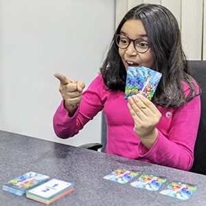 Fracto Educational Card Game for 8+ Years to Learn Fractions, Mental Math, Memory and Communication, Visual and Number Cards, 15 Minutes Game,2-4 Players, 80 Cards