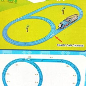 Storio Battery-Operated Express Toy Train Set for Kids 3+ | DIY Railway Tracks | Adventure Train with Lights, Sound, Over-Bridge, Tunnel Cave | Educational Toy | Ideal Gift | Fun & Learning