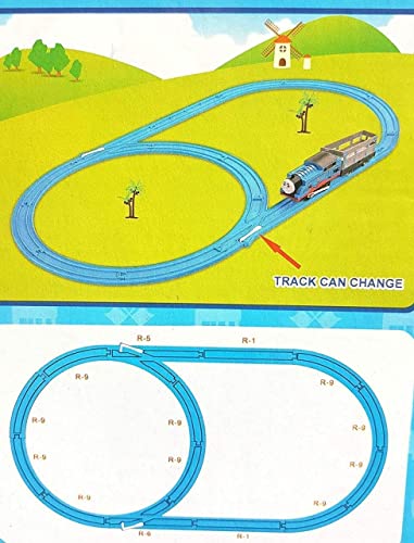 Storio Battery-Operated Express Toy Train Set for Kids 3+ | DIY Railway Tracks | Adventure Train with Lights, Sound, Over-Bridge, Tunnel Cave | Educational Toy | Ideal Gift | Fun & Learning