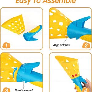 Click and Catch Twin Ball Game Indoor Outdoor Toy Set, Pop & Catch Balls Play Fun Boys & Girls, Indoor and Outdoor Pop Up Ball Play Toy Game for Kids, Boys, Girls (Color May Vary)