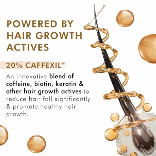 Mcaffeine Serum With 20% Caffexil Advanced, Biotin, Keratin & Rosemary | 80% Hair Growth, Increase Density & Control Fall | Nourishes Roots | For Women & Men - 30 Ml, 190G