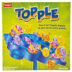 Tabletop Game - Strike 4, 2 Players, 6 & Above & Games - Topple, 2-4 Players, 6 & Above