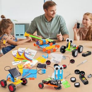 STEM Kits for Kids Age 8-10, Science Robot Building Kits for Boys Crafts 8-12 5-7, STEM Toys for Ages 8-13, Kids Science Experiments 6-8, Engineering Projects for 6 7 9 10 12-14 Year Old Boy Girl Gift
