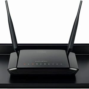 Dime Store Engineered Wood Setup Box Stand | Set Top Box Stand Wall Mount for Home Wall Shelf for Holding Speakers WiFi Router Game Console Remote Streaming Device (Black)